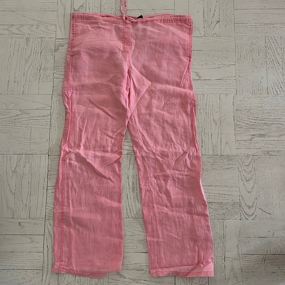 Linen Draw String Pants - image 1